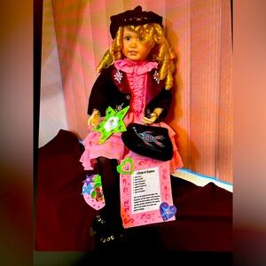 Vintage Porcelain Doll Loralea from award winning doll maker Marnie Panek.